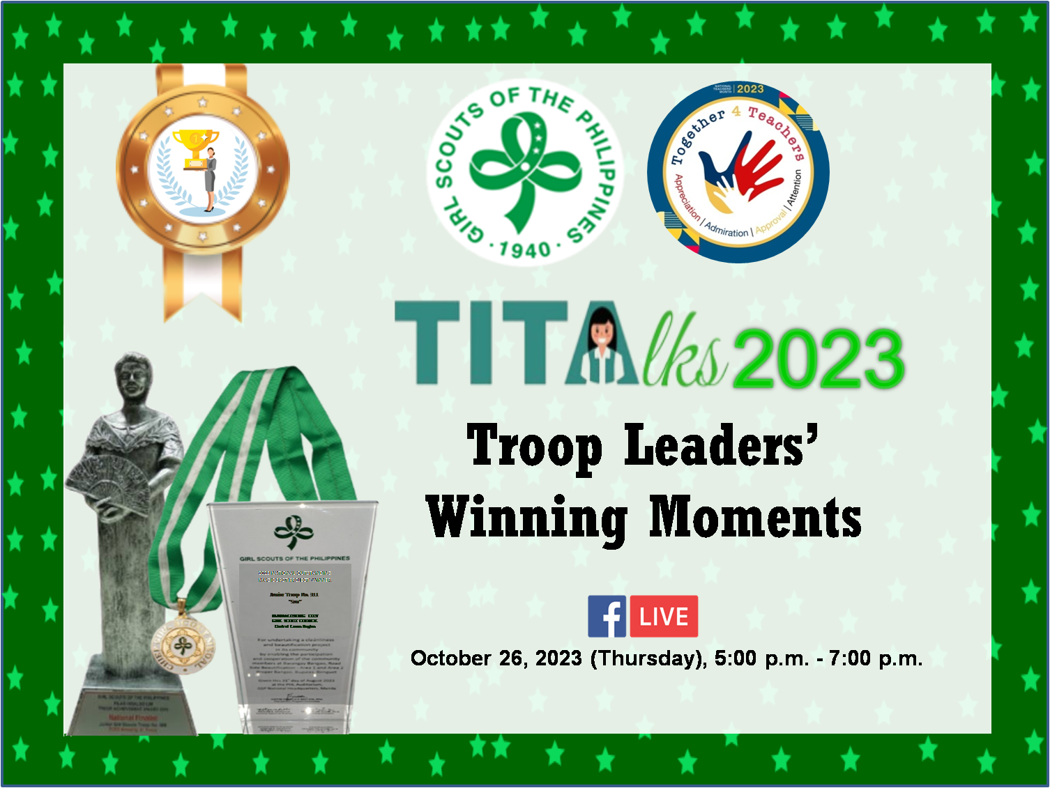 TITAlks 2023 Troop Leaders' Winning Moments