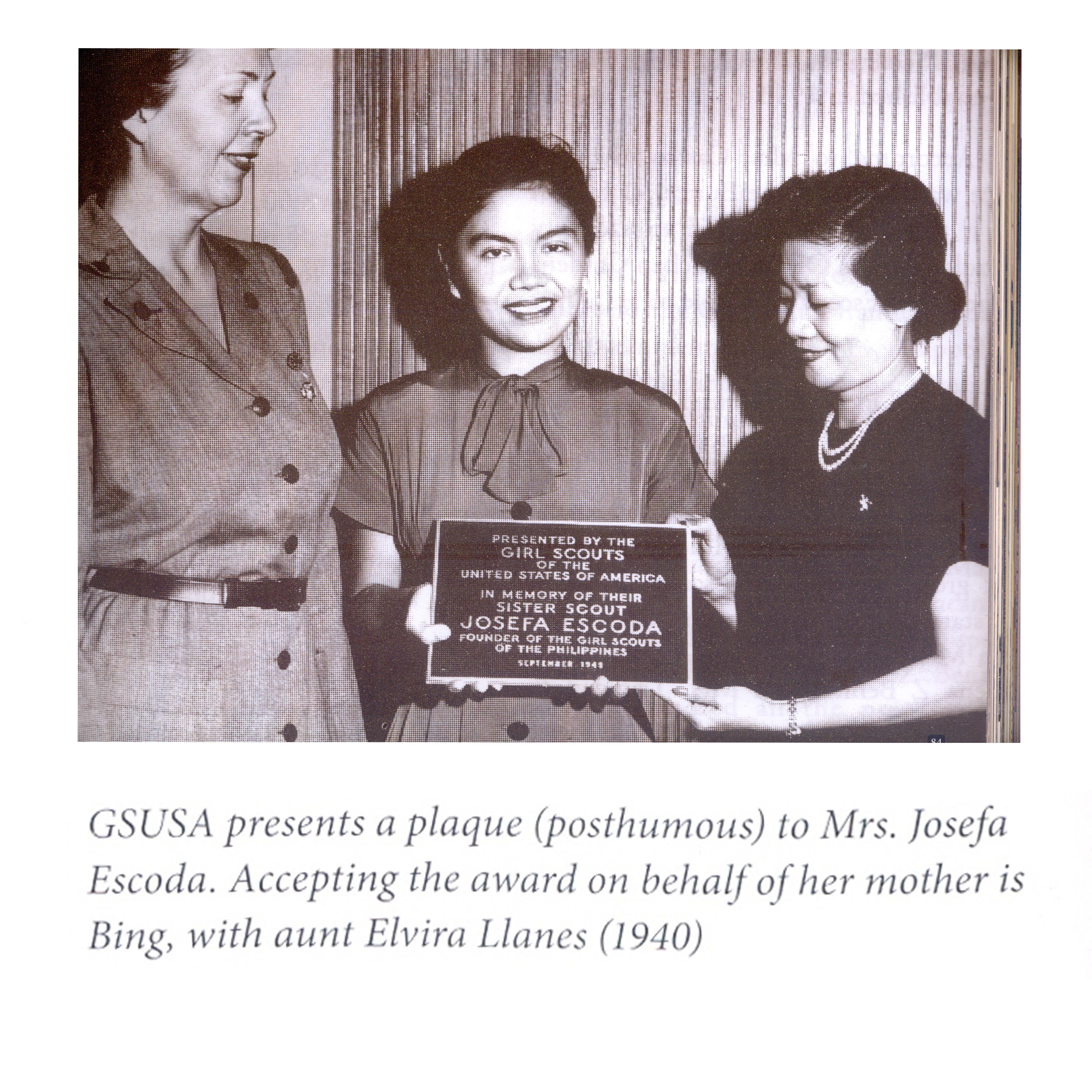 GIRL SCOUTS OF THE PHILIPPINES - Honoring a GREAT GIRL LEADER who answered  the question if not today, when? if not us, who would?, our Founder,  JOSEFA LLANES ESCODA! ✨ Indeed, if